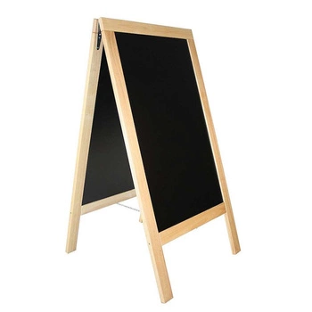 Tablica wolnostojąca drewniana o wymiarach 71x134 cm | CONTACTO 7695/121