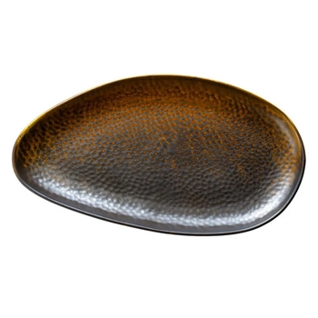 Talerz płytki porcelanowy FIRE 33x18 cm | VERLO V-83002-4