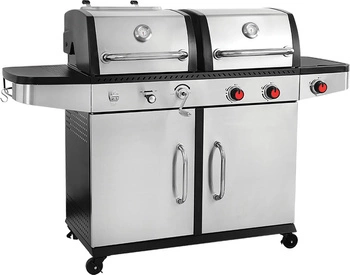 Grill 2w1, gazowo - węglowy, 8,2 kW | YATO YG-20030