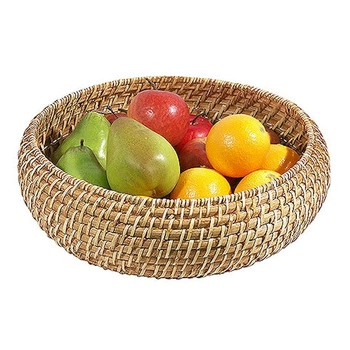 Koszyk na owoce bambusowy okrągły średnica 34,5 cm | CONTACTO 4861/345