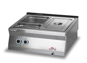 Bemar elektryczny stołowy, nastawny, 2 x GN 1/1,  230 V, 3 kW | LOZAMET L700.BE800