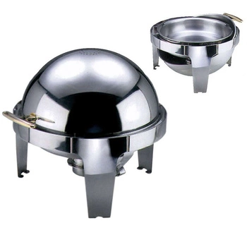 Podgrzewacz do potraw stołowy roll-top okrągły, 6.8 l | CONTACTO 7074/742