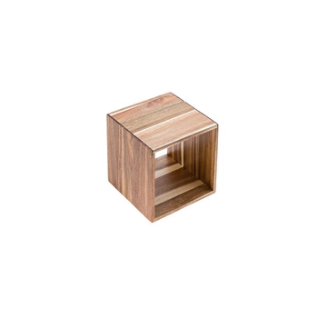 Zestaw stojaków bufetowych 3-elementowy, 23 cm/18 cm/13 cm, akacja | LEONE S5050