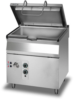 Patelnia gastronomiczna elektryczna z przechyłem automatycznym - poj. 70 l | LOZAMET L900.PAE.040A-12