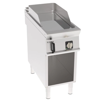 Płyta grillowa elektryczna, gładka, chromowana, na podstawie otwartej 40 cm, T-90 | TECNOINOX 316268