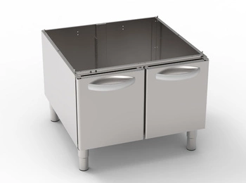 Podstawa z szafką 2-drzwiową linia T-90, 80 cm | TECNOINOX 316119