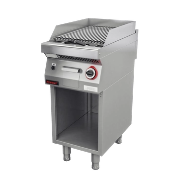 Grill lawowy 7kW 40 cm szafka otwarta | KROMET 700.OGL-400.S