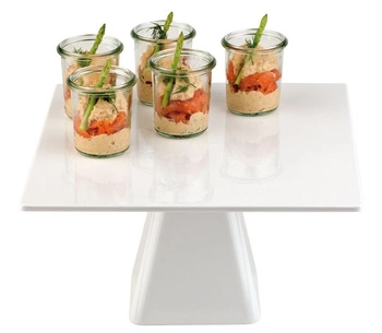 Patera na ciasto z melaminy 31x31 cm | HENDI 566527