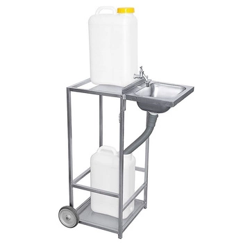 Mobilny zlew do mycia rąk 45x36x85 cm | CONTACTO 4007/850