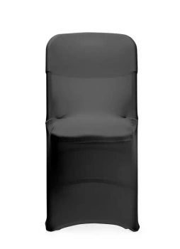 Pokrowiec na krzesło cateringowe, czarny 54x44x84 cm | HENDI 816370