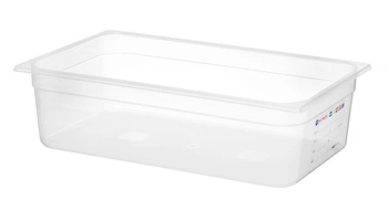 Pojemnik GN 1/1 gł. 15 cm z polipropylenu HACCP| HENDI 880067