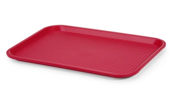 Taca z polipropylenu czerwona 30,5x41,5 cm | HENDI 878910