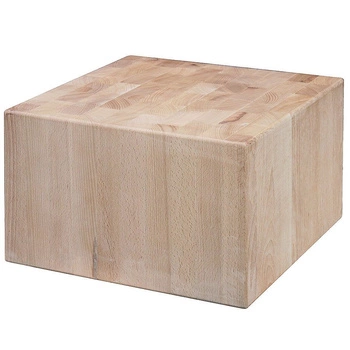 Kloc masarski drewniany 500x500x250 mm | CONTACTO 3644/505