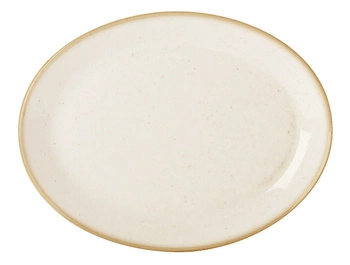 Talerz owalny SAND, 31 x 24 cm | PORLAND 04ALM001396