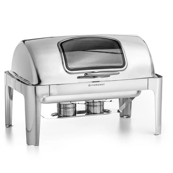 Podgrzewacz stołowy roll-top z wizjerem 9 l na paliwo | FORGAST FG03118