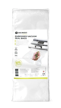 Worki moletowane do pakowarek listwowych 100 sztuk | HENDI 297421