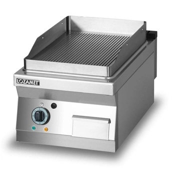 Płyta grillowa ryflowana elektryczna | LOZAMET L700.GPE400R