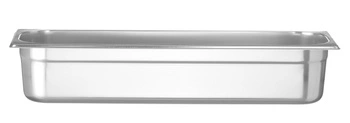 Pojemnik GN 2/4 gł. 10 cm ze stali nierdzewnej PROFI LINE | HENDI 801666
