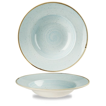 Talerz porcelanowy do pasty Duck Egg Blue 468 ml | FINE DINE SDESVWBL1
