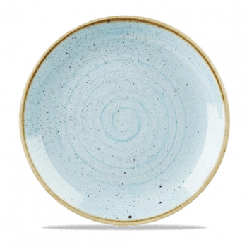 Talerz porcelanowy płytki Duck Egg Blue śr. 21,7 cm | FINE DINE SDESEVP81