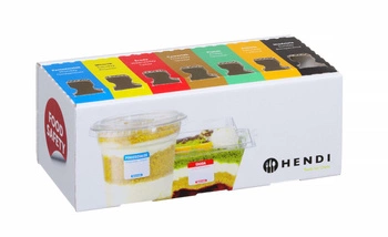 Zestaw etykiet Food Safety z podajnikiem | HENDI 850305