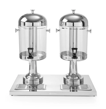 Dozownik do soków podwójny 2x8 l | HENDI 425411