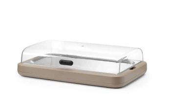 Witrynka chłodząca UNIQ GN 1/1 brązowa | HENDI 871935