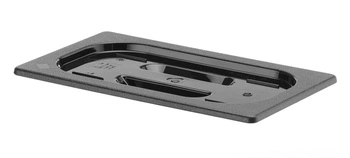 Pokrywka GN 1/4 z czarnego poliwęglanu | HENDI 862940