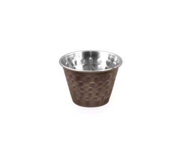 Ramekin Charms, finger food, miedź antyczna młotkowana śr. 6 cm, poj. 70 ml | AMBITION 287689