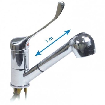 Bateria umywalkowa z wyciąganą wylewką, prysznic | AIFO AG-232