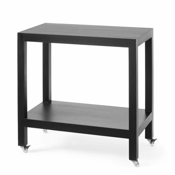 Wózek kelnerski Madeira Black 82x46x85 cm | FINE DINE 504963