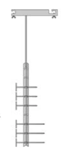 Szpikulec do rusztu do pieczenia jagnięcia lub prosiaka GN 2/1do 30 kg | RATIONAL 8710.1065