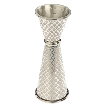 Miarka barmańska w stylu japońskim Diamond Lettice, stal nierdzewna, 30/60ml | BARFLY M37202