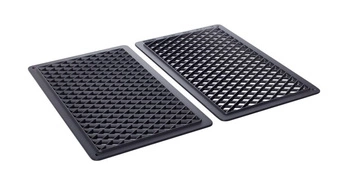 Ruszt grillowy w kratkę i paski z powłoką TriLax 2/3 GN (35.4x32.5 cm) | RATIONAL 60.73.801