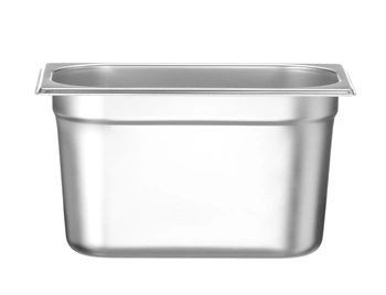 Pojemnik GN 1/4 gł. 15 cm ze stali nierdzewnej BUDGET LINE | HENDI 800546
