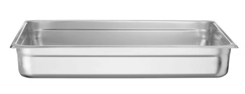 Pojemnik GN 2/1 gł. 10 cm ze stali nierdzewnej PROFI LINE | HENDI 801123