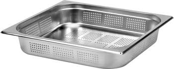 Pojemnik GN 2/3 gł.6,5 cm ze stali nierdzewnej perforowany | YATO YG-00360