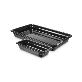 Pojemnik GN 1/1, gł. 6,8 cm porcelanowy czarny | FINE DINE 783979
