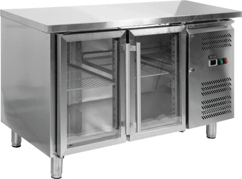 Stół chłodniczy 2 drzwiowy przeszklony | YATO YG-05252