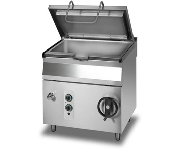 Patelnia gastronomiczna elektryczna z przechyłem ręcznym - poj. 50 l | LOZAMET L700.PAE.030