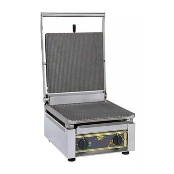 Grill kontaktowy Panini XL, ryflowane płyty, 36x36 cm, 3.6 kW, 230 V | ROLLER GRILL PANINI XL