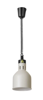 Lampa do podgrzewania potraw wisząca, cylindryczna, biały, 230V/250W | HENDI 273821