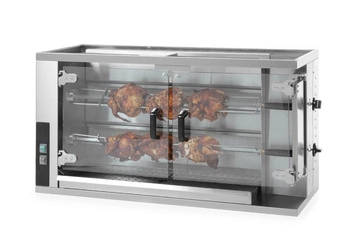 Rożen gazowy do kurczaków, wsad 10 sztuk, 9.4 kW | HENDI 226063