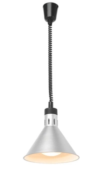 Lampa do podgrzewania potraw, kolor srebrny, 27.5 cm, 0.25 kW | HENDI 273869