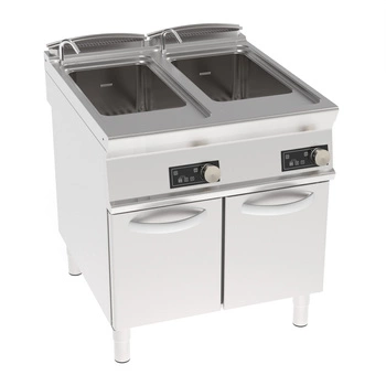 Urządzenie do gotowania makaronu elektryczne, sterowane elektronicznie, 2x40 l GN 1/1 16.8 kW | TECNOINOX 316203