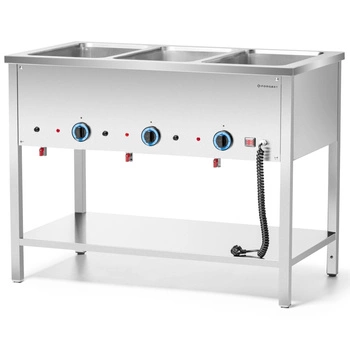 Bemar elektryczny wolnostojący 3xGN1/1, 2,4 kW, 230 V | FORGAST FG09463