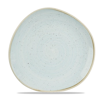 Talerz porcelanowy płytki Duck Egg Blue śr. 28,6 cm | FINE DINE SDESOG111