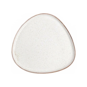Talerz trójkątny SAND, 21 cm | PORLAND 04ALM007008