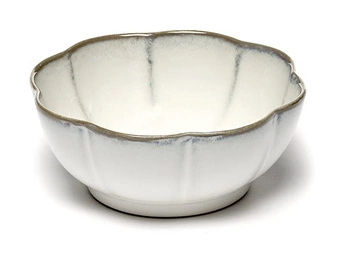 Miska żebrowana XL INKU WHITE | SERAX B5120242W