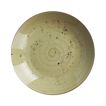Talerz porcelanowy głęboki Olive śr. 23 cm | FINE DINE 778005